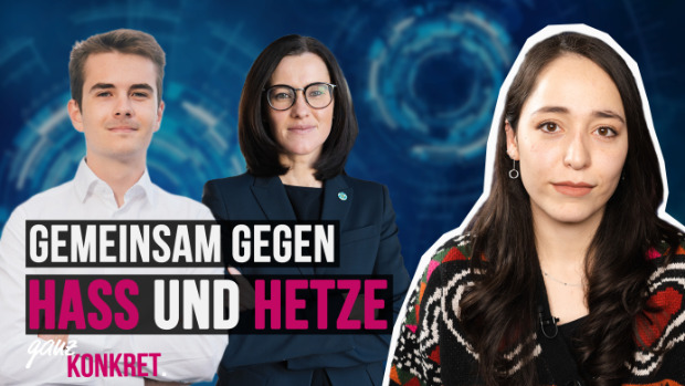 Titelbild der Folge mit Moderatorin Joanna und Protagonisten der Folge