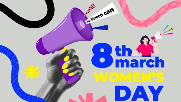 Symbolbild zum Internationalen Frauentag am 8.3.
