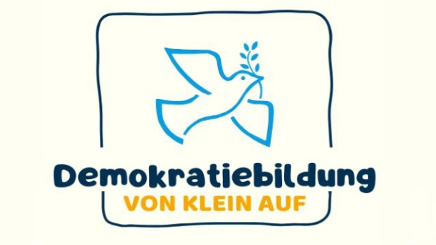 Friedenstaube mit Schriftzug 
