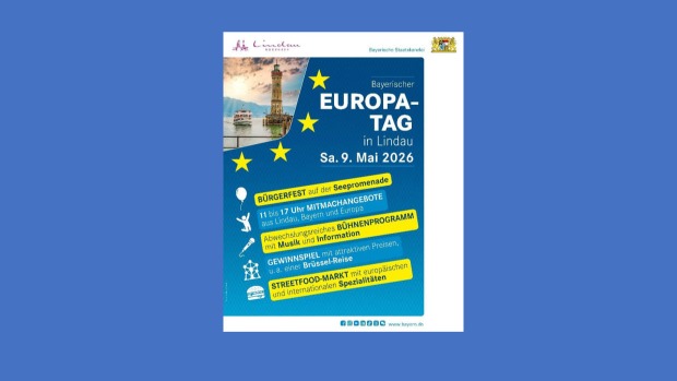 Europäische Flagge mit den Ländern im Hintergrund