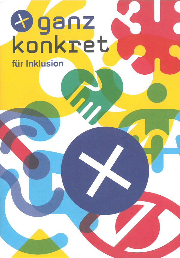 Titelbild der Publikation -ganz konkret für Inklusion-