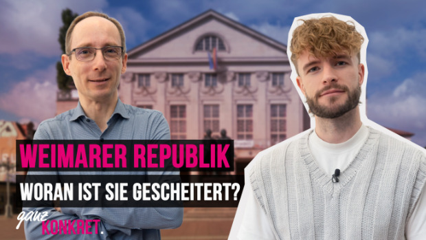 Titelbild der Folge mit Moderator Maxi und Stephan Zänker