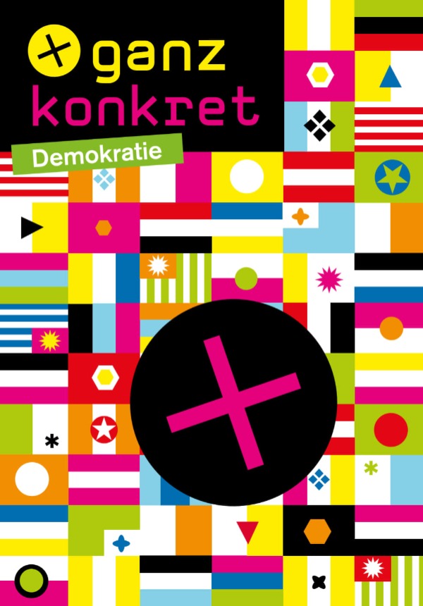 Titelbild der Handreichung ganz konkret Demokratie