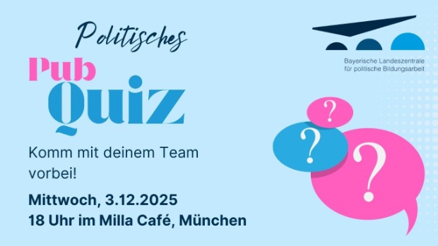 Einladung zum Politischen Pub Quiz in München