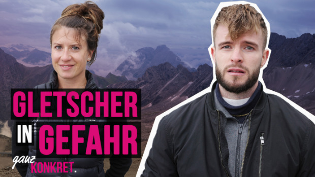 Titelbild der Folge mit Moderator Maxi und Protagonistin der Folge