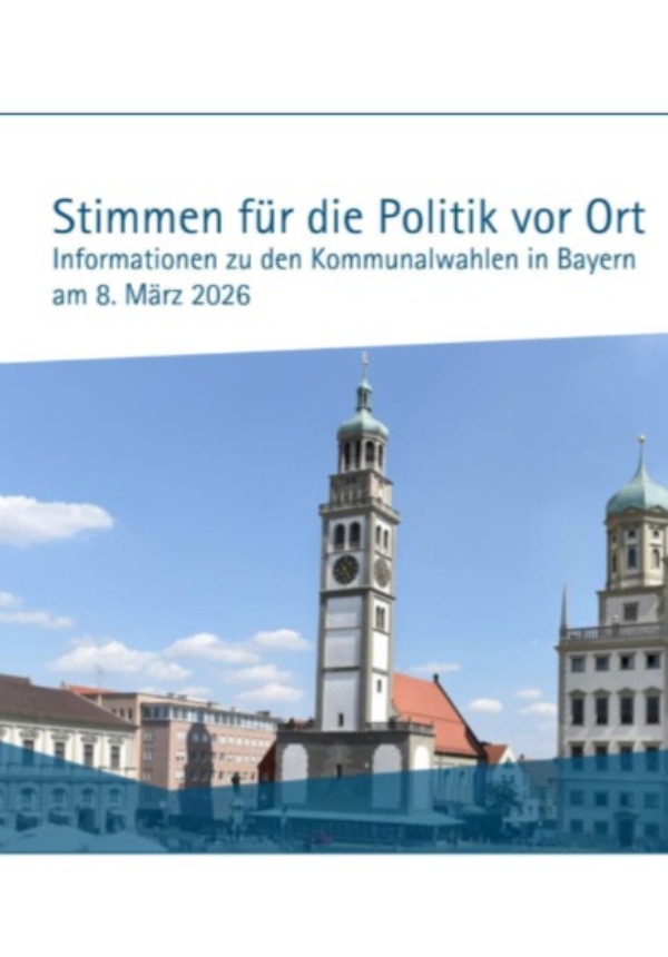 Titelbild der Wahlinformationsbroschüre zur Kommunalwahl 2026