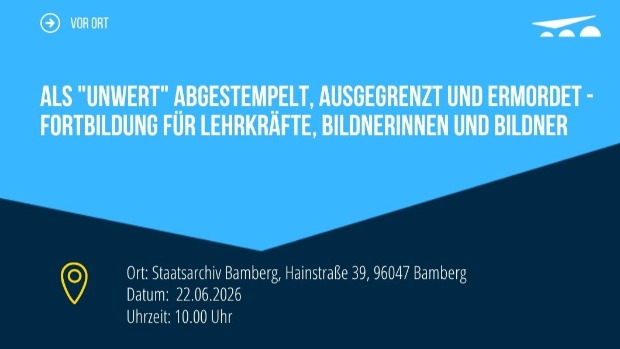 Kachel mit Textinformationen zur Veranstaltung