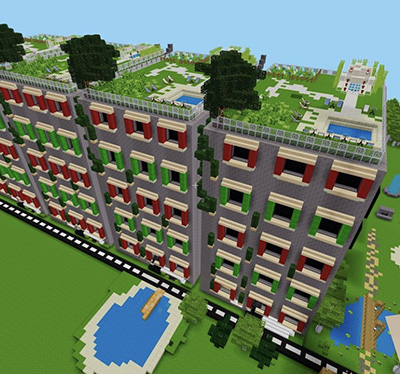 Beispielbild für ein Projekt in Minecraft