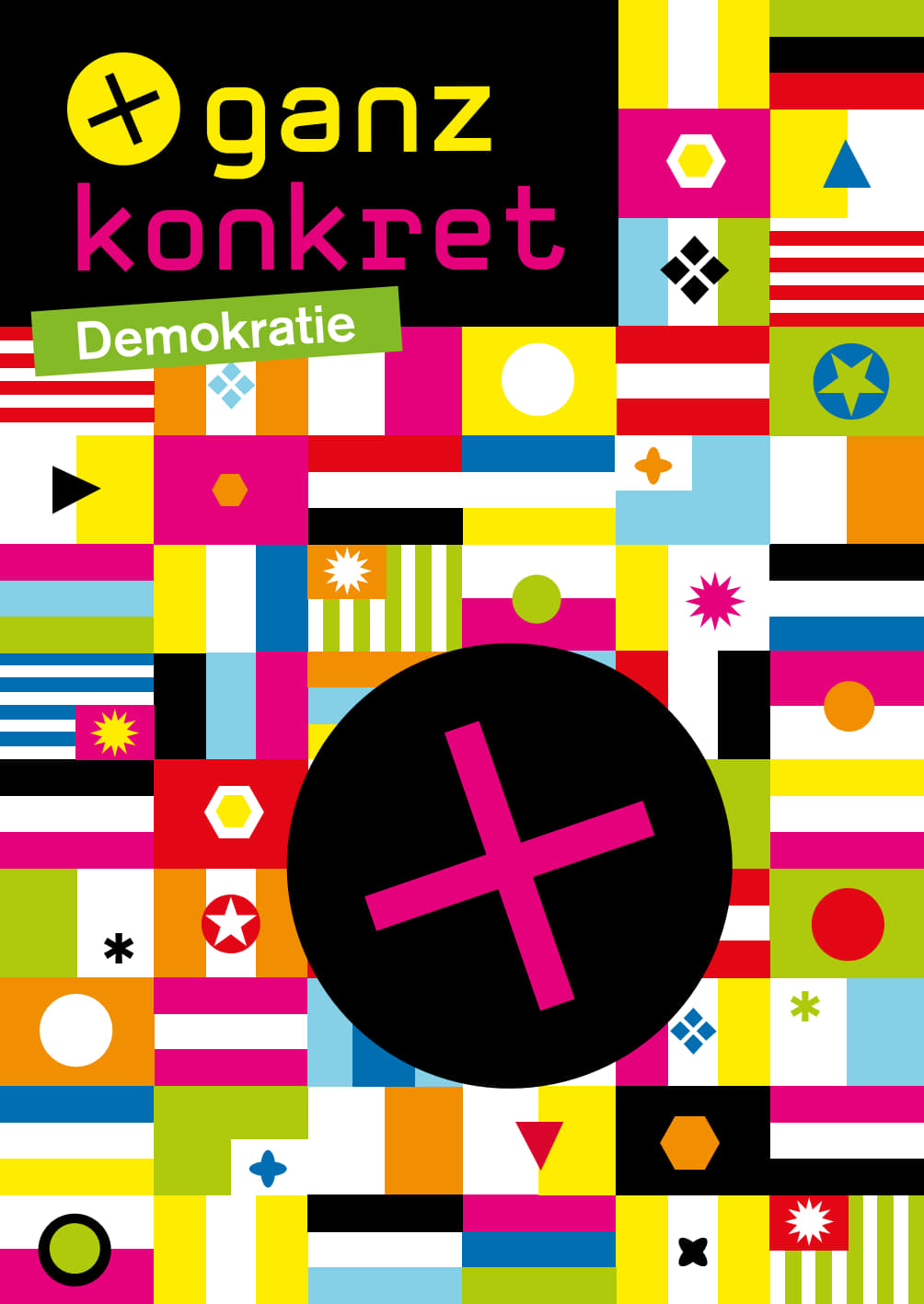 Titelbild der Zeitschrift "ganz konkret - Demokratie"
